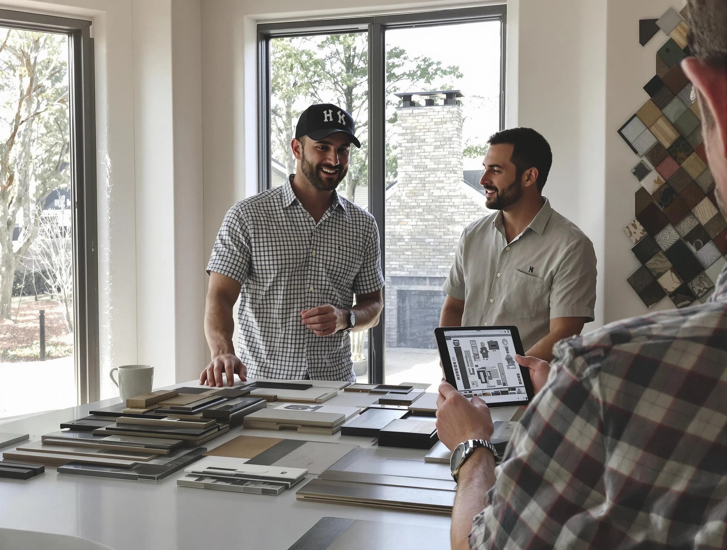Palmetto Chimney Sweep remodeling a chimney and fireplace in Palmetto, GA