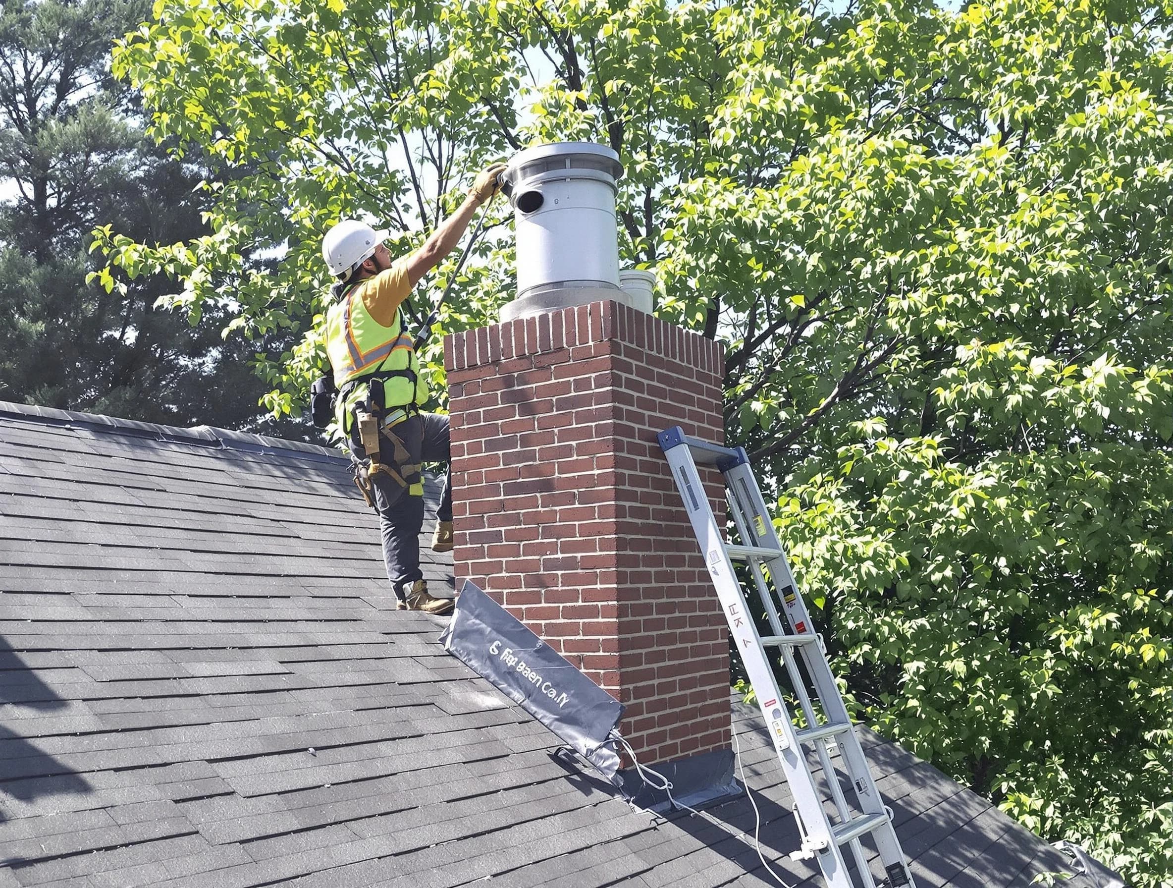 Chimney liner inspection by Palmetto Chimney Sweep in Palmetto, GA
