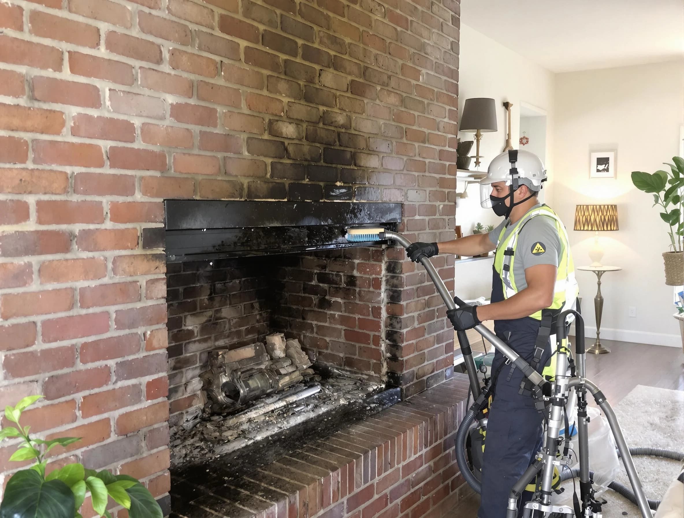 Palmetto Chimney Sweep providing fireplace cleaning services in Palmetto, GA