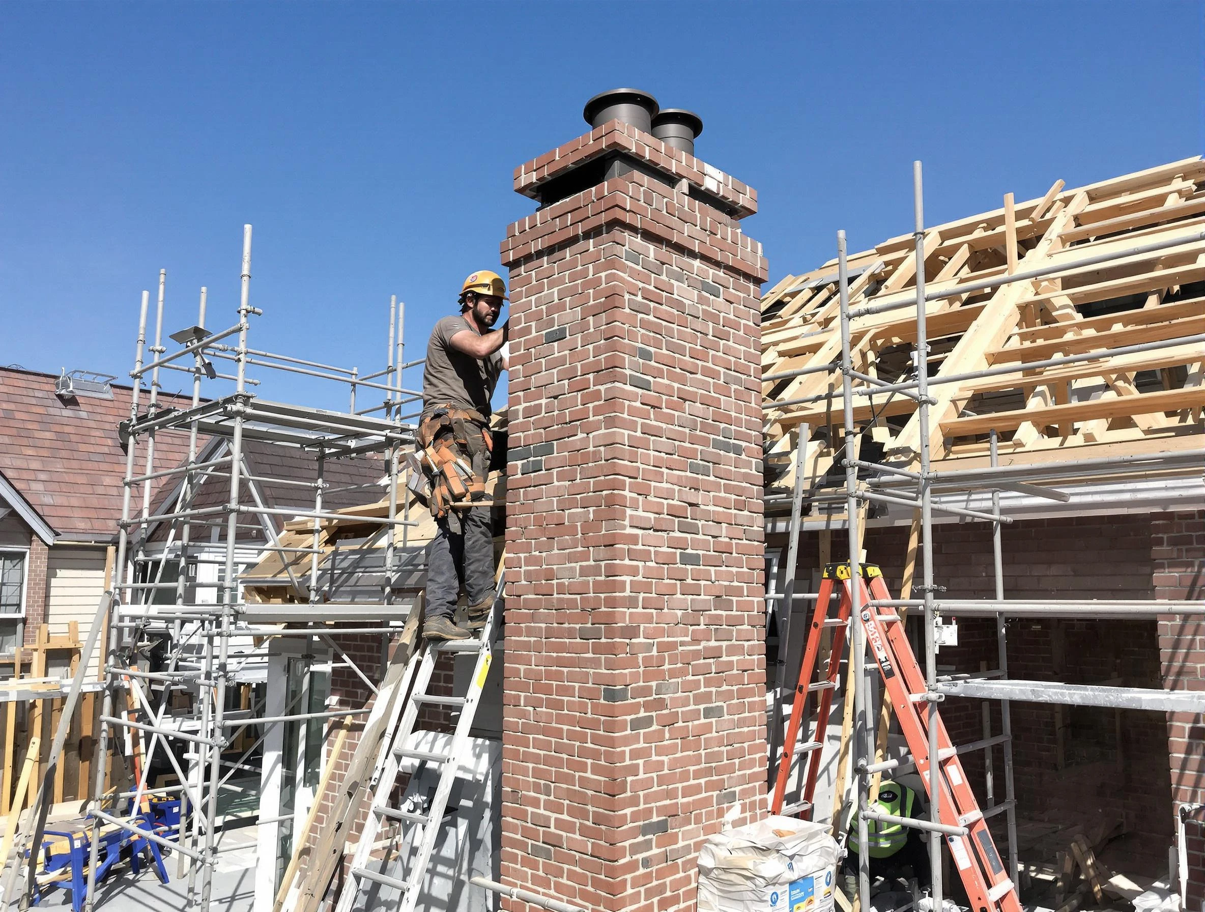 New chimney installation completed by Palmetto Chimney Sweep in Palmetto, GA
