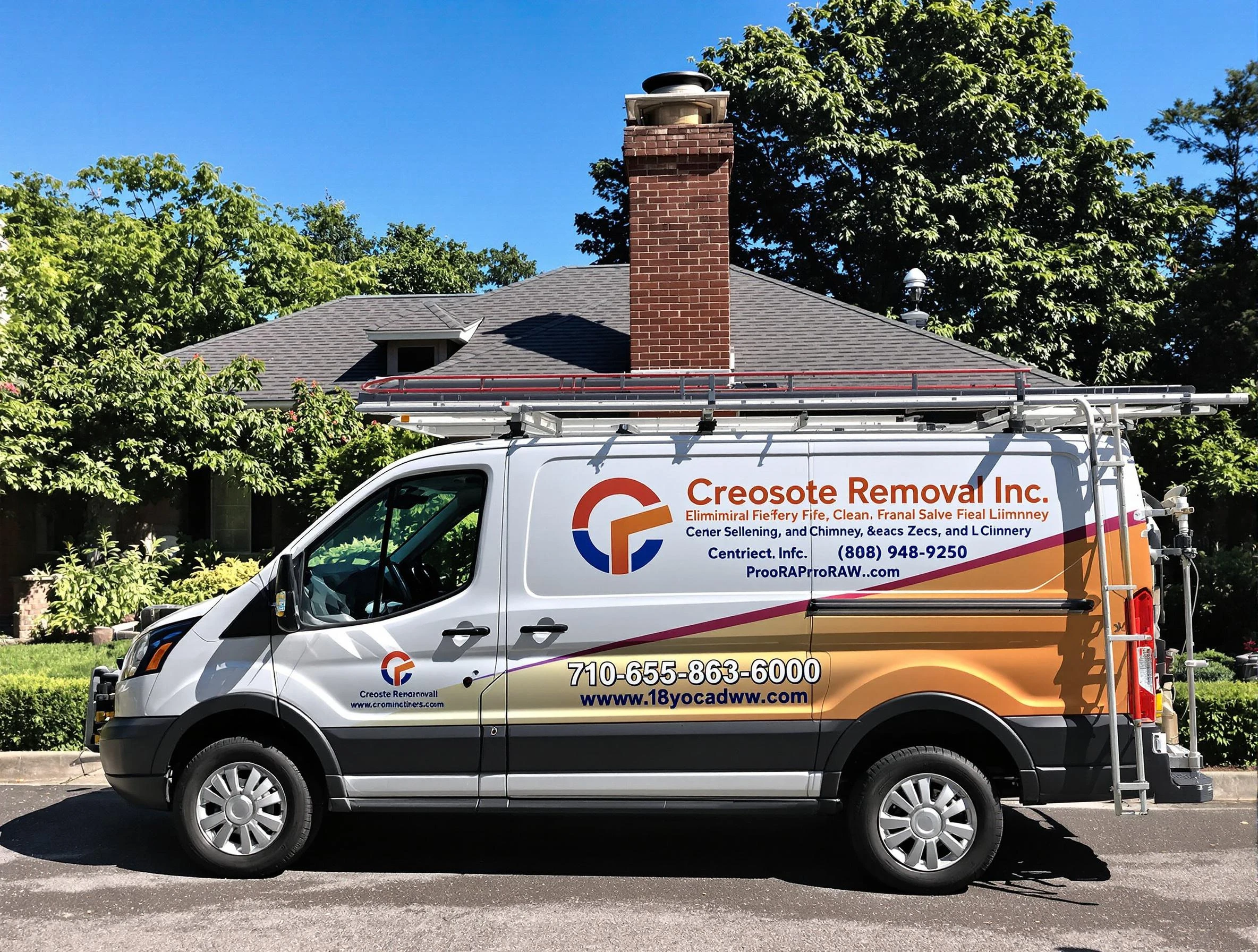 Palmetto Chimney Sweep technician removing creosote safely in Palmetto, GA